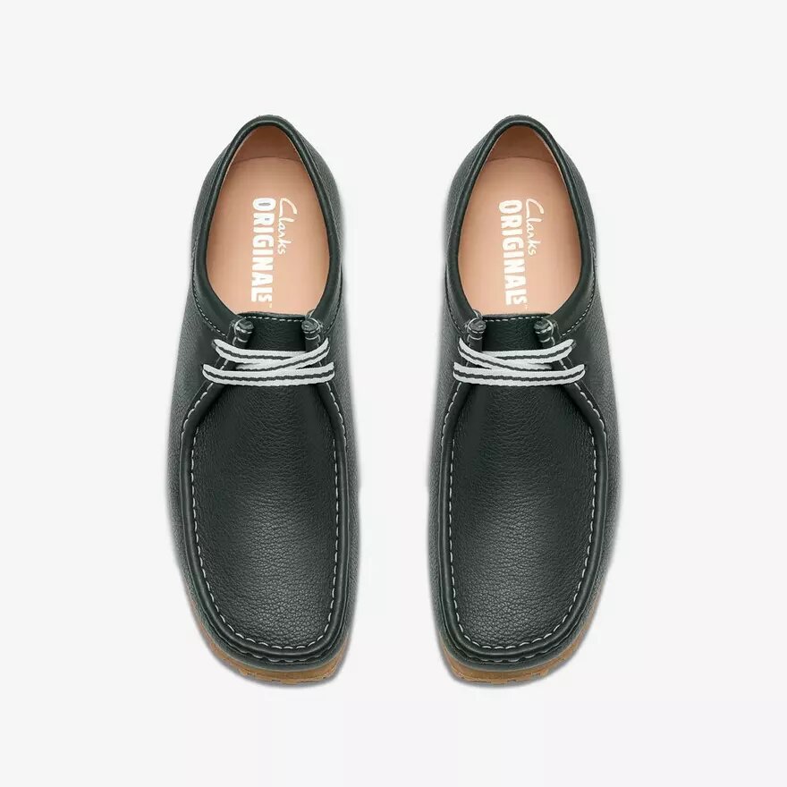 Ανδρικά Wallabee Rb από σκούρο πράσινο δέρμα Wallabees Ανδρικά Wallabee Rb από σκούρο πράσινο δέρμα Wallabees