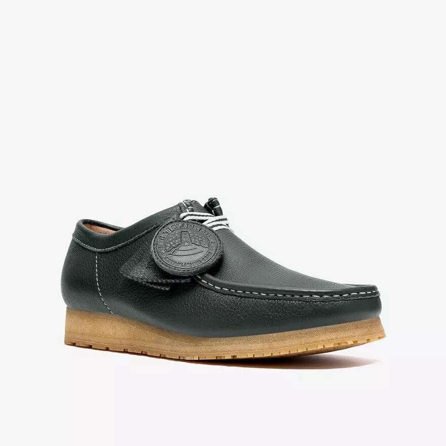 Ανδρικά Wallabee Rb από σκούρο πράσινο δέρμα Wallabees Ανδρικά Wallabee Rb από σκούρο πράσινο δέρμα Wallabees
