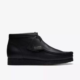 Ανδρικές μπότες Wallabee™ από μαύρο δέρμα Ανδρικές μπότες Wallabee™ από μαύρο δέρμα