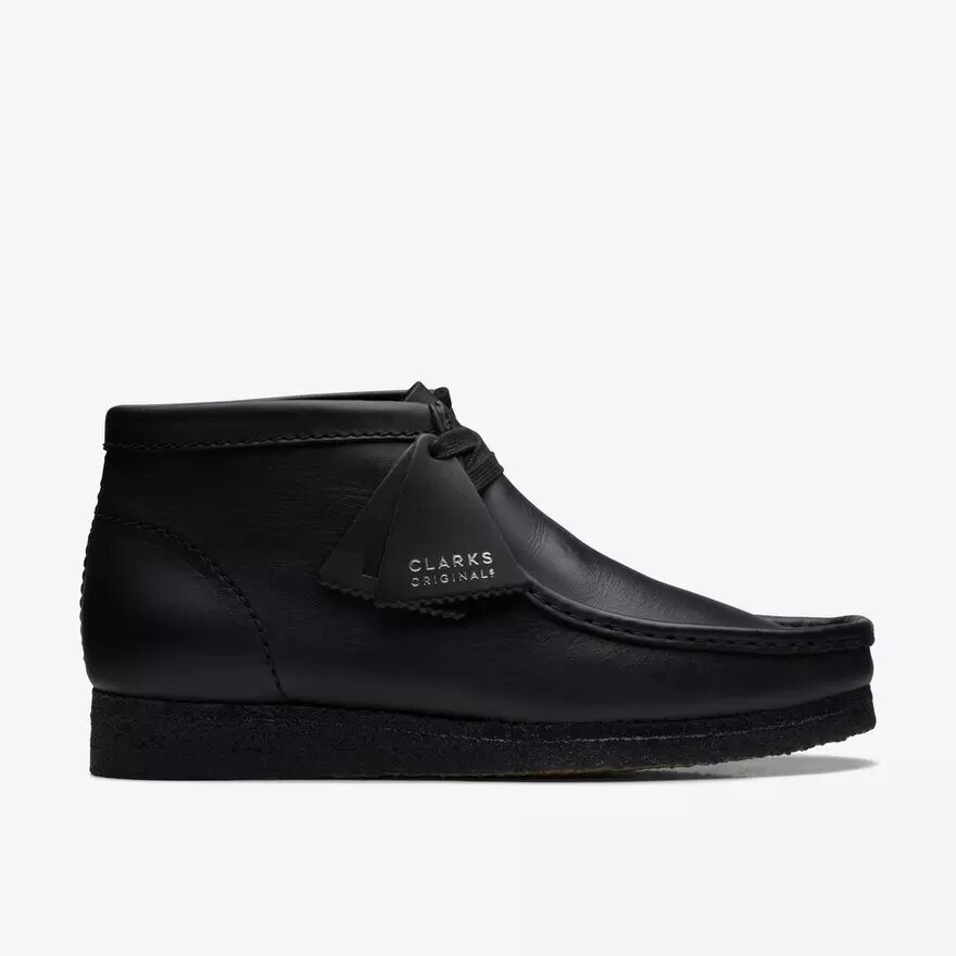 Ανδρικές μπότες Wallabee™ από μαύρο δέρμα Ανδρικές μπότες Wallabee™ από μαύρο δέρμα
