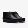 Ανδρικές μπότες Wallabee™ από μαύρο δέρμα Ανδρικές μπότες Wallabee™ από μαύρο δέρμα