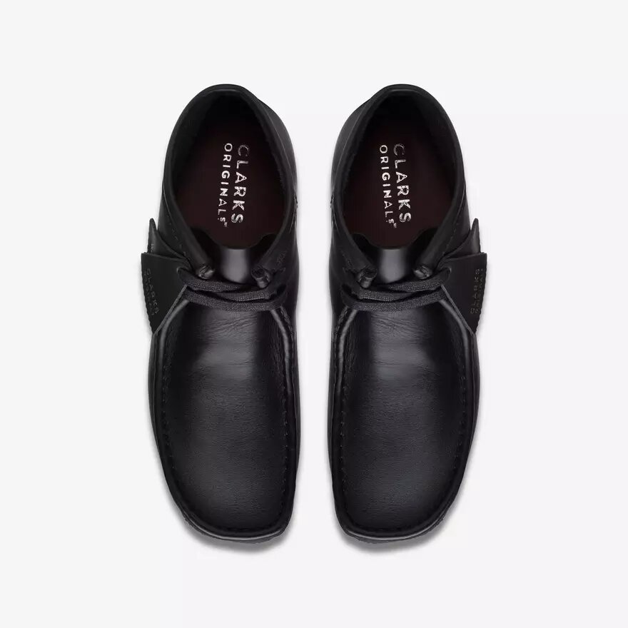 Ανδρικές μπότες Wallabee™ από μαύρο δέρμα Ανδρικές μπότες Wallabee™ από μαύρο δέρμα