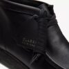 Ανδρικές μπότες Wallabee™ από μαύρο δέρμα Ανδρικές μπότες Wallabee™ από μαύρο δέρμα