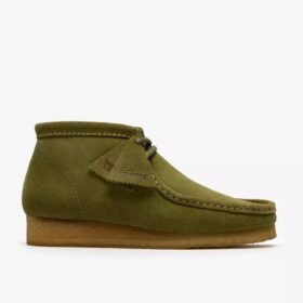 Ανδρική μπότα Wallabee από πράσινο σουέτ Wallabees Ανδρική μπότα Wallabee από πράσινο σουέτ Wallabees