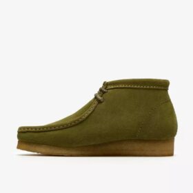 Ανδρική μπότα Wallabee από πράσινο σουέτ Wallabees Ανδρική μπότα Wallabee από πράσινο σουέτ Wallabees