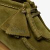 Ανδρική μπότα Wallabee από πράσινο σουέτ Wallabees