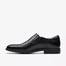Ανδρικό δερμάτινο Loafer Eldredge Step σε μαύρο χρώμα