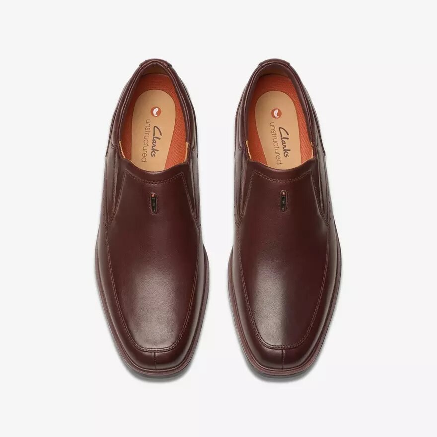 Ανδρικό δερμάτινο loafer Un Kendric Go σε χρώμα μαόνι | Clark’s Ανδρικό δερμάτινο loafer Un Kendric Go σε χρώμα μαόνι | Clark’s