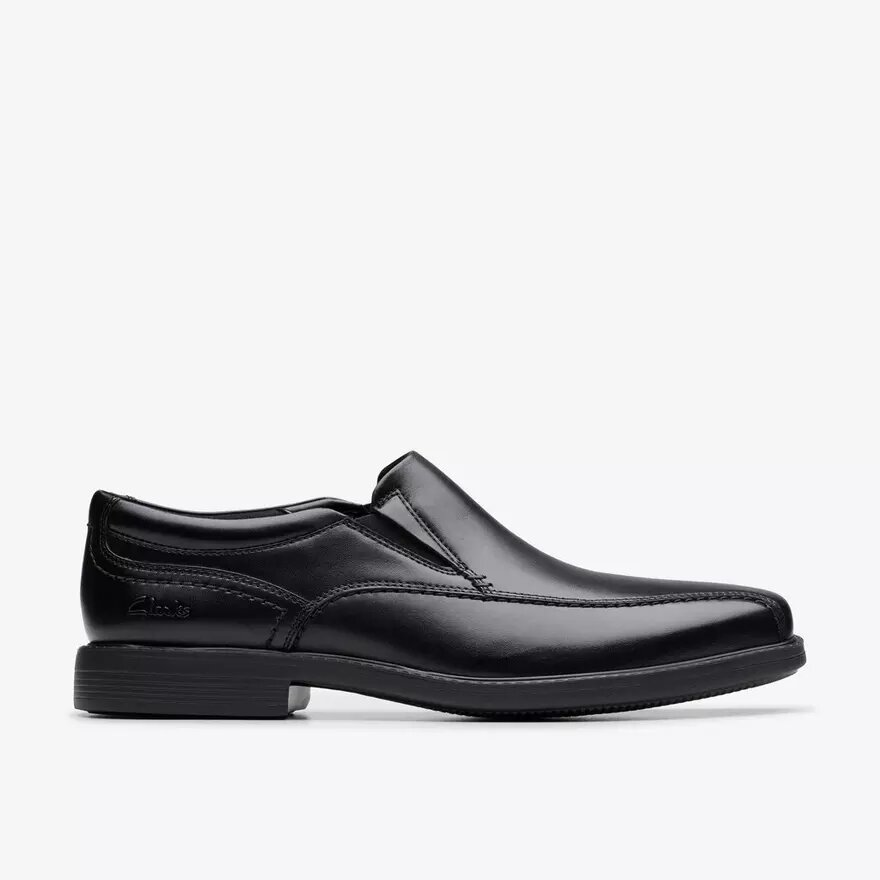 Ανδρικό δερμάτινο Loafers Dresslite Step σε μαύρο χρώμα Ανδρικό δερμάτινο Loafers Dresslite Step σε μαύρο χρώμα