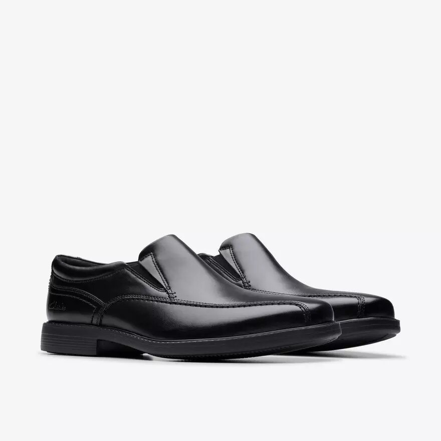 Ανδρικό δερμάτινο Loafers Dresslite Step σε μαύρο χρώμα Ανδρικό δερμάτινο Loafers Dresslite Step σε μαύρο χρώμα