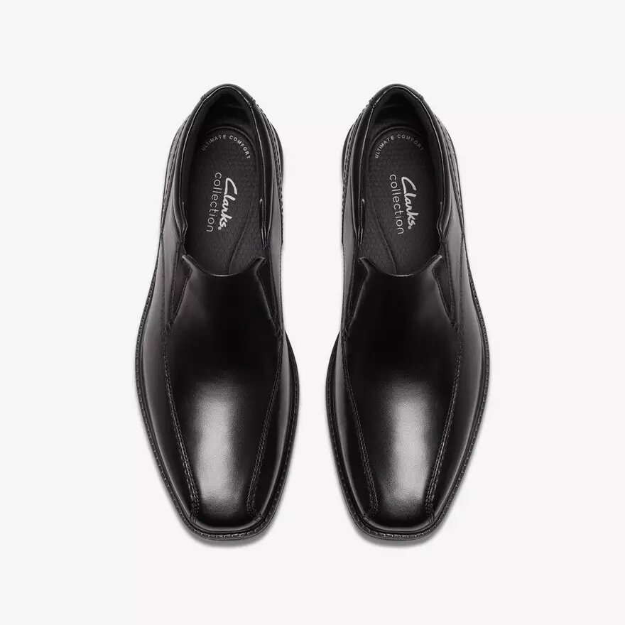 Ανδρικό δερμάτινο Loafers Dresslite Step σε μαύρο χρώμα Ανδρικό δερμάτινο Loafers Dresslite Step σε μαύρο χρώμα