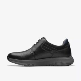 Ανδρικό δερμάτινο πάνινο Sneakers Motion Trek Pt σε μαύρο χρώμα