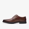 Ανδρικό δερμάτινο παπούτσι Dresslite Ace σε χρώμα μαόνι