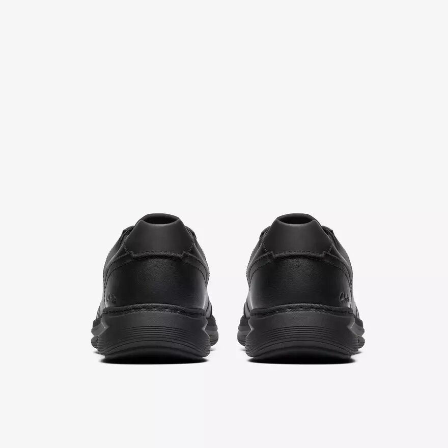 Ανδρικό μαύρο δερμάτινο Sneakers με κορδόνια Craftwell | clarks Ανδρικό μαύρο δερμάτινο Sneakers με κορδόνια Craftwell | clarks