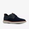 Ανδρικό παπούτσι Derby Brantin Plain Navy με πλεκτό ύφασμα Ανδρικό παπούτσι Derby Brantin Plain Navy με πλεκτό ύφασμα