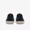 Ανδρικό παπούτσι Derby Brantin Plain Navy με πλεκτό ύφασμα Ανδρικό παπούτσι Derby Brantin Plain Navy με πλεκτό ύφασμα