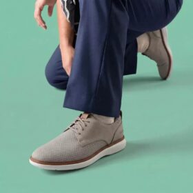 Ανδρικό παπούτσι Oxford Brantin Plain Grey Knit