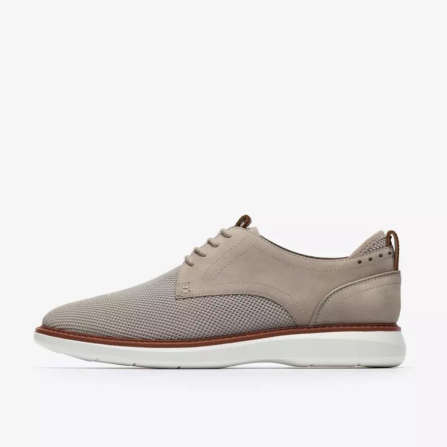 Ανδρικό παπούτσι Oxford Brantin Plain Grey Knit Ανδρικό παπούτσι Oxford Brantin Plain Grey Knit