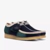Ανδρικό Wallabee με μπλε/πράσινες ρίγες Ανδρικό Wallabee με μπλε/πράσινες ρίγες