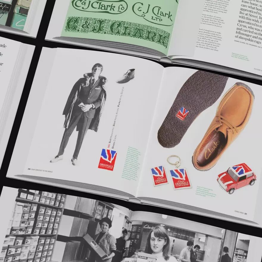Από το Somerset στον κόσμο: clarks, ένα βιβλίο οπτικής ιστορίας 1825–2025 Από το Somerset στον κόσμο: clarks, ένα βιβλίο οπτικής ιστορίας 1825–2025