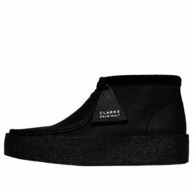 Clarks x Vandy The Pink Skeleton Wallabee V2 Leather Patent «Μαύρο» 26163169