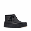 Clarks x Vandy The Pink Skeleton Wallabee V2 Leather Patent «Μαύρο» 26163169