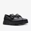 Γυναικεία δερμάτινα Loafers Loriini Izzy σε μαύρο χρώμα Γυναικεία δερμάτινα Loafers Loriini Izzy σε μαύρο χρώμα
