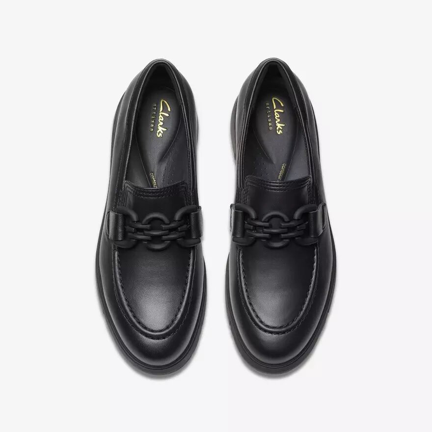 Γυναικεία δερμάτινα Loafers Loriini Izzy σε μαύρο χρώμα Γυναικεία δερμάτινα Loafers Loriini Izzy σε μαύρο χρώμα