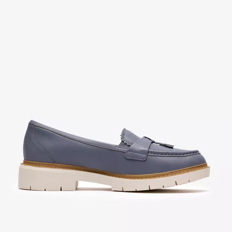 Γυναικεία δερμάτινα Loafers Westlynn Bella σε χρώμα μπλε τζιν Γυναικεία δερμάτινα Loafers Westlynn Bella σε χρώμα μπλε τζιν