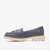Γυναικεία δερμάτινα Loafers Westlynn Bella σε χρώμα μπλε τζιν Γυναικεία δερμάτινα Loafers Westlynn Bella σε χρώμα μπλε τζιν
