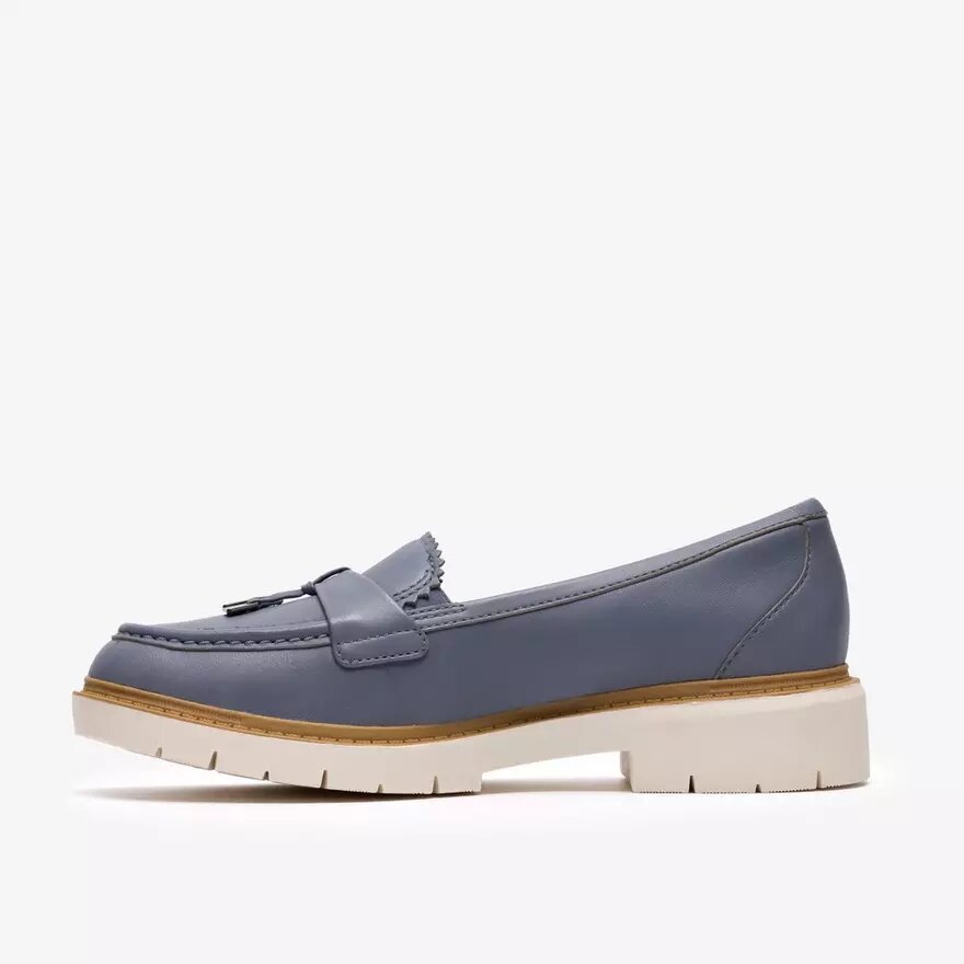 Γυναικεία δερμάτινα Loafers Westlynn Bella σε χρώμα μπλε τζιν Γυναικεία δερμάτινα Loafers Westlynn Bella σε χρώμα μπλε τζιν