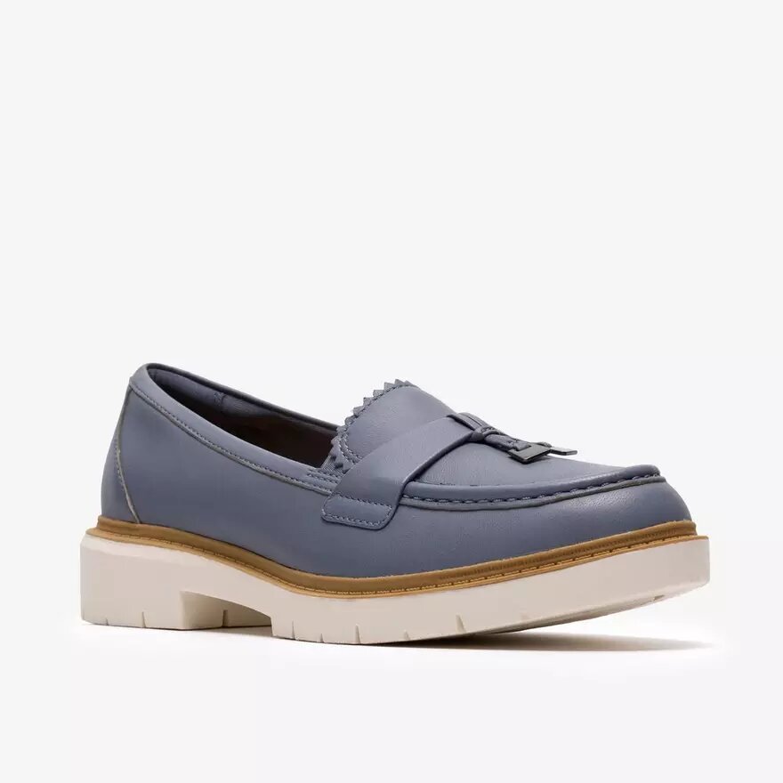 Γυναικεία δερμάτινα Loafers Westlynn Bella σε χρώμα μπλε τζιν Γυναικεία δερμάτινα Loafers Westlynn Bella σε χρώμα μπλε τζιν