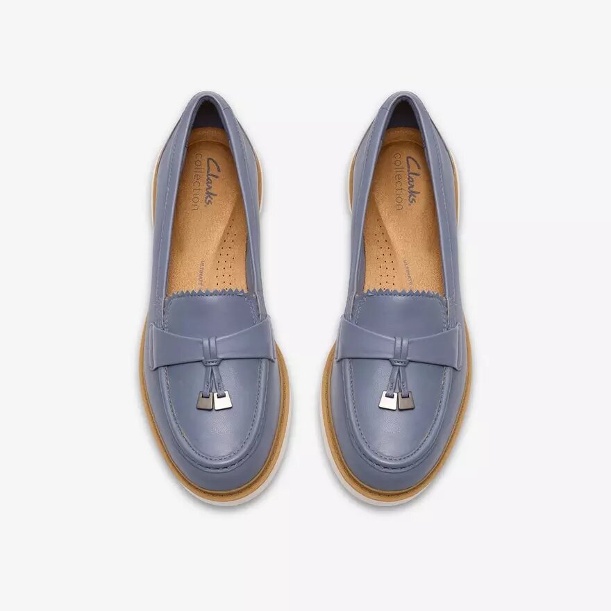Γυναικεία δερμάτινα Loafers Westlynn Bella σε χρώμα μπλε τζιν Γυναικεία δερμάτινα Loafers Westlynn Bella σε χρώμα μπλε τζιν