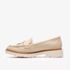 Γυναικεία δερμάτινα Loafers Westlynn Bella σε κρεμ χρώμα Γυναικεία δερμάτινα Loafers Westlynn Bella σε κρεμ χρώμα