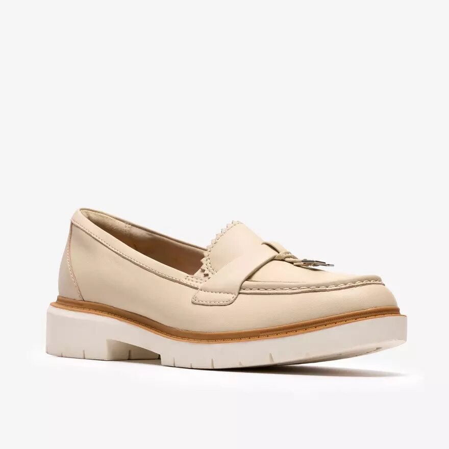 Γυναικεία δερμάτινα Loafers Westlynn Bella σε κρεμ χρώμα Γυναικεία δερμάτινα Loafers Westlynn Bella σε κρεμ χρώμα