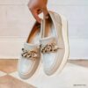 Γυναικεία δερμάτινα Loafers Zylah May σε χρώμα ταούπε, ΗΠΑ