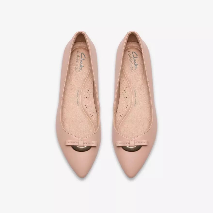 Γυναικεία δερμάτινα Slip-ons Natalyn Trim σε ανοιχτό ροζ χρώμα Γυναικεία δερμάτινα Slip-ons Natalyn Trim σε ανοιχτό ροζ χρώμα