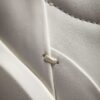 Γυναικεία δερμάτινα Sneakers Tivoli Zip σε λευκό χρώμα