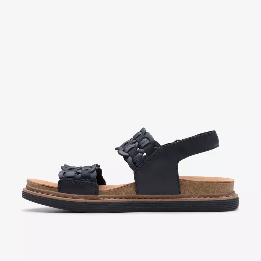 Γυναικεία επίπεδα σανδάλια Arwell Glide σε μαύρο συνδυασμό Γυναικεία επίπεδα σανδάλια Arwell Glide σε μαύρο συνδυασμό