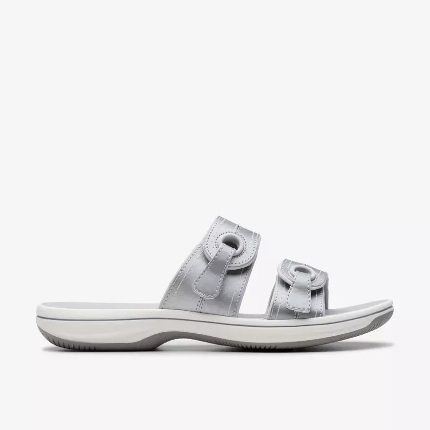 Γυναικεία επίπεδα σανδάλια Cloudsteppers™ Breeze Maye Silver Γυναικεία επίπεδα σανδάλια Cloudsteppers™ Breeze Maye Silver