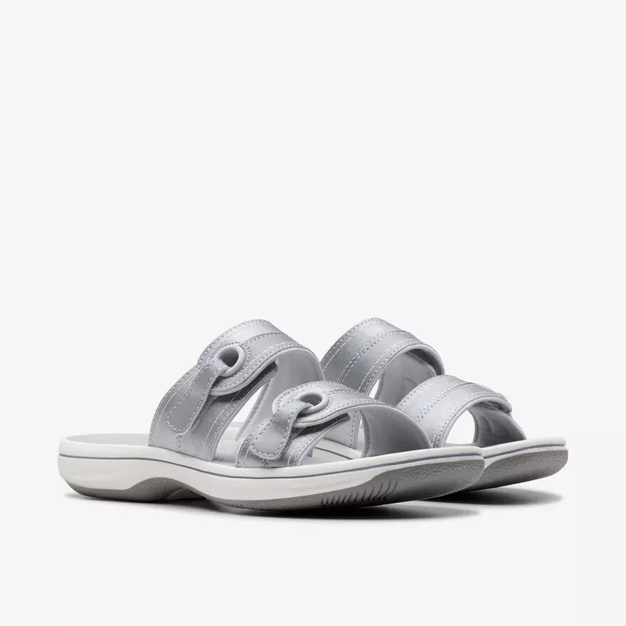 Γυναικεία επίπεδα σανδάλια Cloudsteppers™ Breeze Maye Silver Γυναικεία επίπεδα σανδάλια Cloudsteppers™ Breeze Maye Silver