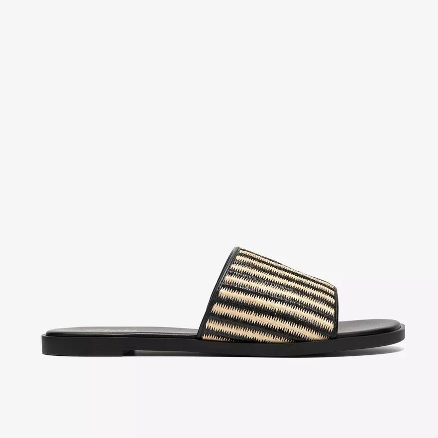Γυναικεία επίπεδα σανδάλια Erisia Strap2 σε μαύρο χρώμα Γυναικεία επίπεδα σανδάλια Erisia Strap2 σε μαύρο χρώμα