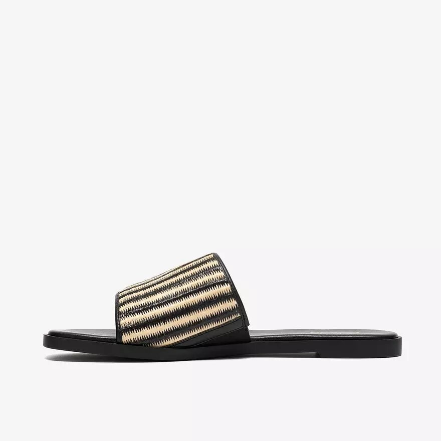 Γυναικεία επίπεδα σανδάλια Erisia Strap2 σε μαύρο χρώμα Γυναικεία επίπεδα σανδάλια Erisia Strap2 σε μαύρο χρώμα