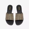 Γυναικεία επίπεδα σανδάλια Erisia Strap2 σε μαύρο χρώμα Γυναικεία επίπεδα σανδάλια Erisia Strap2 σε μαύρο χρώμα