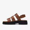 Γυναικεία επίπεδα σανδάλια Orinoco3 Strap από δέρμα σε χρώμα μπεζ