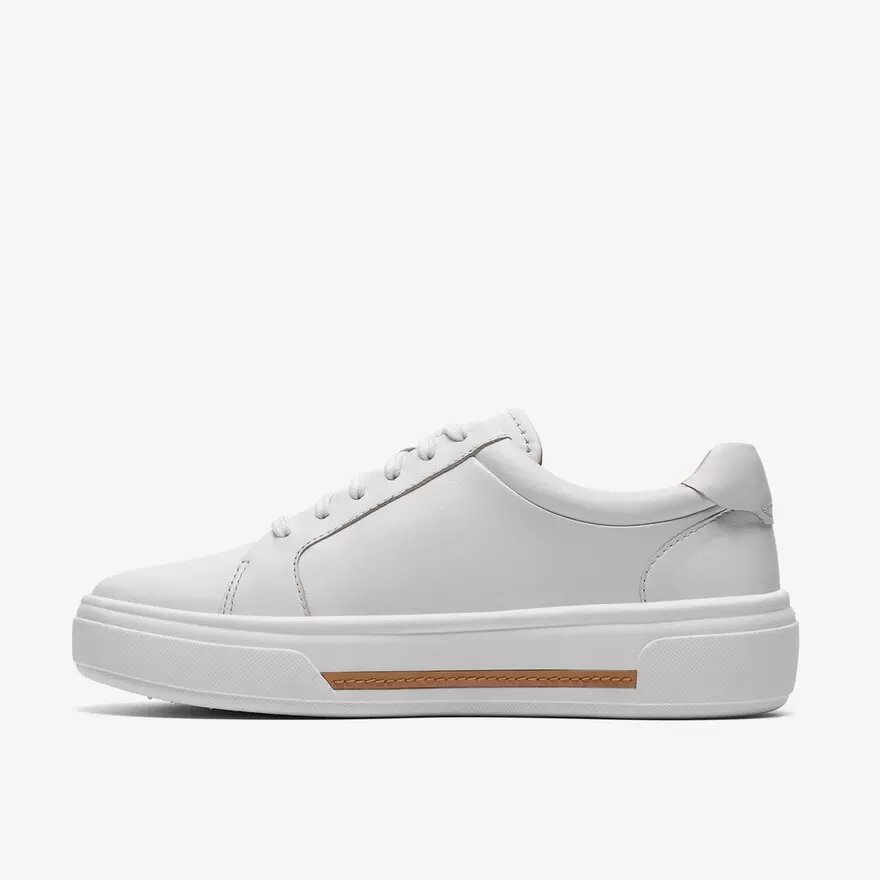 Γυναικεία λευκά δερμάτινα Sneakers Hollyrose Zip Γυναικεία λευκά δερμάτινα Sneakers Hollyrose Zip
