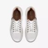 Γυναικεία λευκά δερμάτινα Sneakers Nalle με κορδόνια Γυναικεία λευκά δερμάτινα Sneakers Nalle με κορδόνια