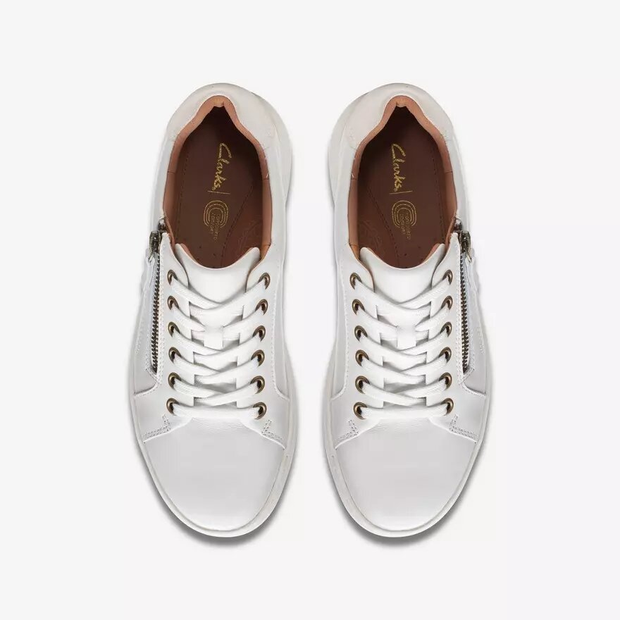 Γυναικεία λευκά δερμάτινα Sneakers Nalle με κορδόνια Γυναικεία λευκά δερμάτινα Sneakers Nalle με κορδόνια