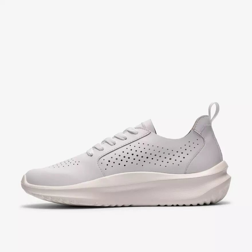 Γυναικεία λευκά δερμάτινα Sneakers Solevana Style Γυναικεία λευκά δερμάτινα Sneakers Solevana Style