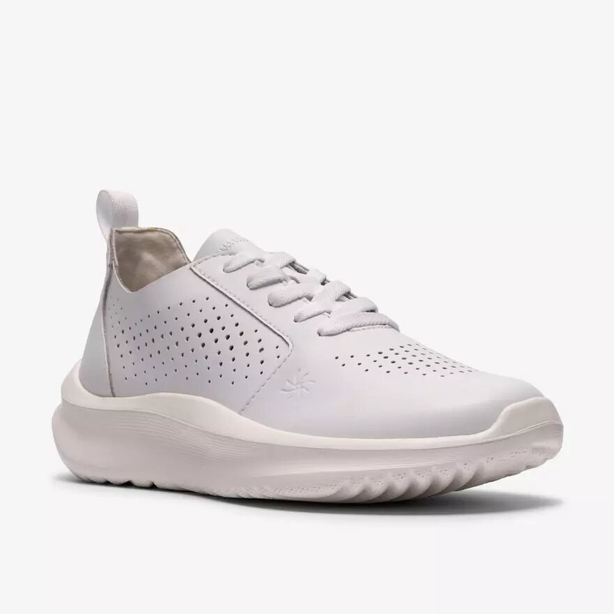 Γυναικεία λευκά δερμάτινα Sneakers Solevana Style Γυναικεία λευκά δερμάτινα Sneakers Solevana Style